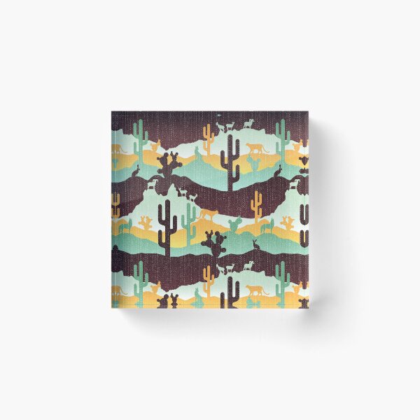 Item preview, Sonoran Desert Landscape - Yellow Ochre designed and sold by WickedRefined - Nicole Demereckis.