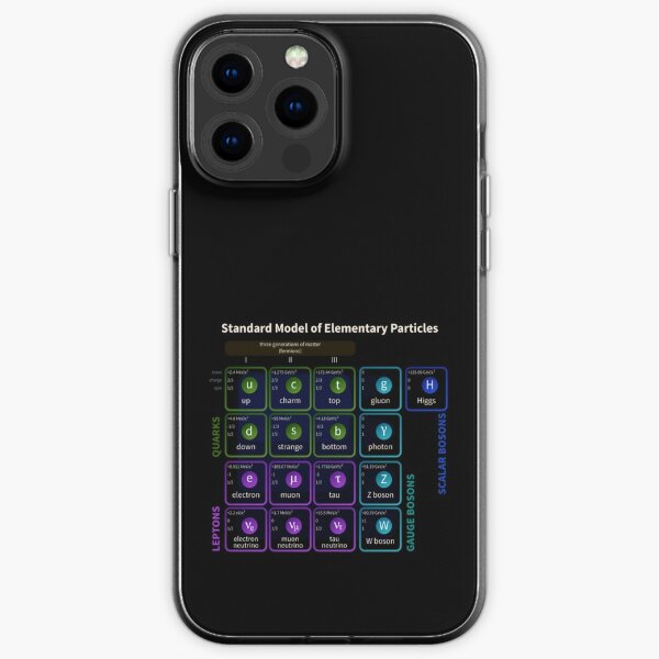 Standard Model Of Elementary Particles #Quarks #Leptons #GaugeBosons #ScalarBosons Bosons iPhone Soft Case