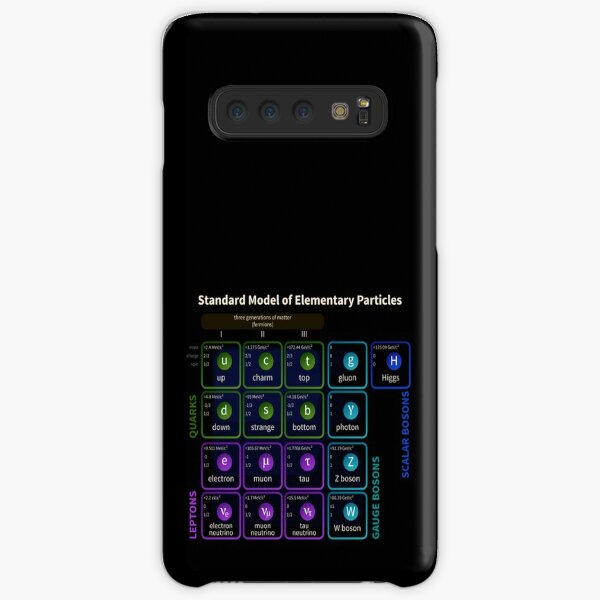 Standard Model Of Elementary Particles #Quarks #Leptons #GaugeBosons #ScalarBosons Bosons Samsung Galaxy Snap Case