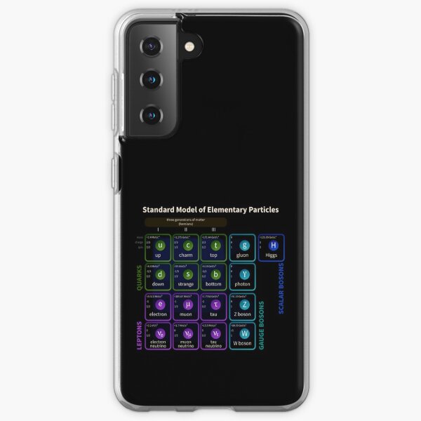 Standard Model Of Elementary Particles #Quarks #Leptons #GaugeBosons #ScalarBosons Bosons Samsung Galaxy Soft Case