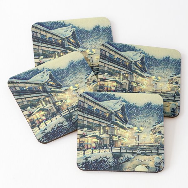 Item preview, Snowy Nights at a Japanese Inn designed and sold by Alyxandre.