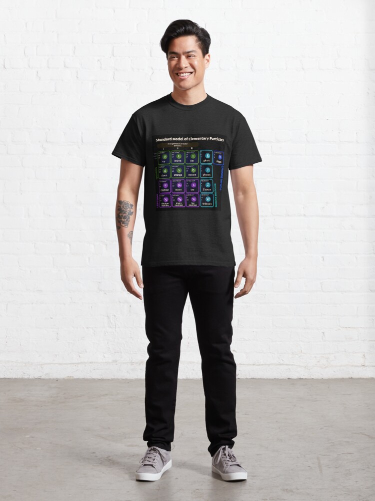 Alternate view of Standard Model Of Elementary Particles #Quarks #Leptons #GaugeBosons #ScalarBosons Bosons Classic T-Shirt