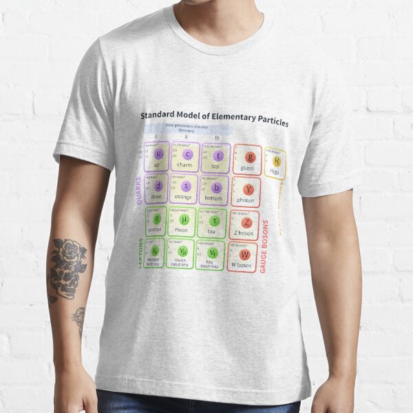 Standard Model Of Elementary Particles  #Quarks #Leptons #GaugeBosons #ScalarBosons Bosons Essential T-Shirt