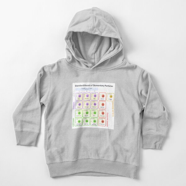 Standard Model Of Elementary Particles  #Quarks #Leptons #GaugeBosons #ScalarBosons Bosons Toddler Pullover Hoodie