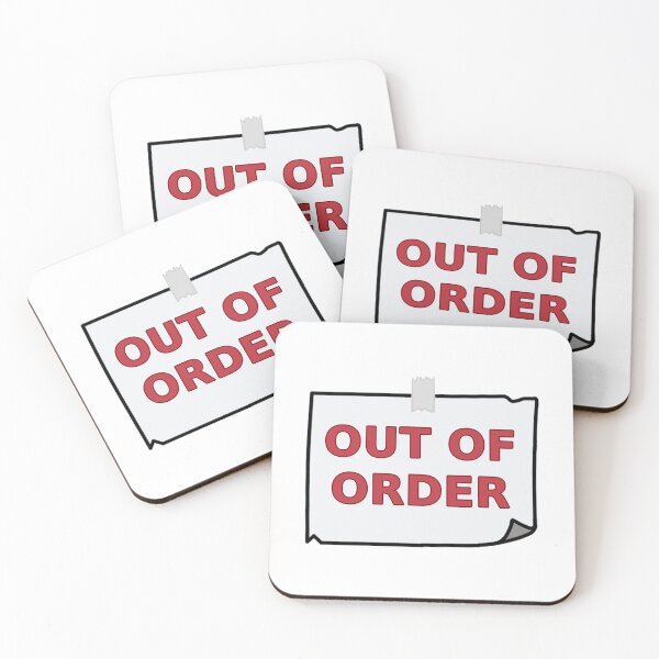 Item preview, Out of Order Sign designed and sold by PeppermintThief.