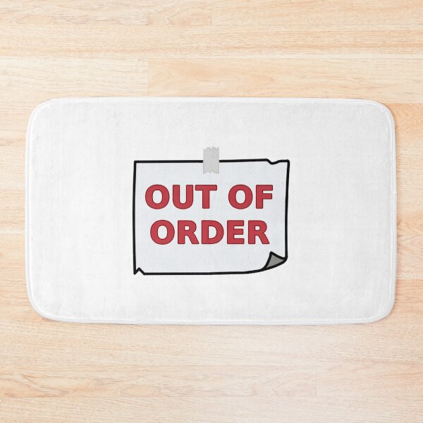 Item preview, Out of Order Sign designed and sold by PeppermintThief.