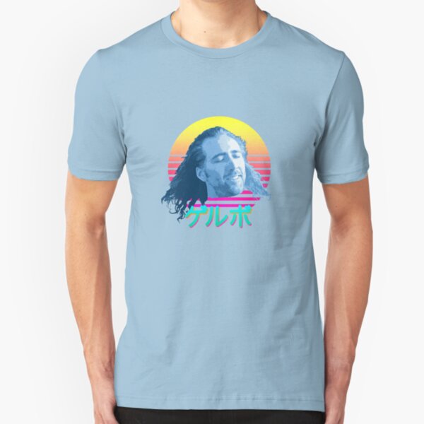 Nicolas Cage ゲルボ! Slim Fit T-Shirt