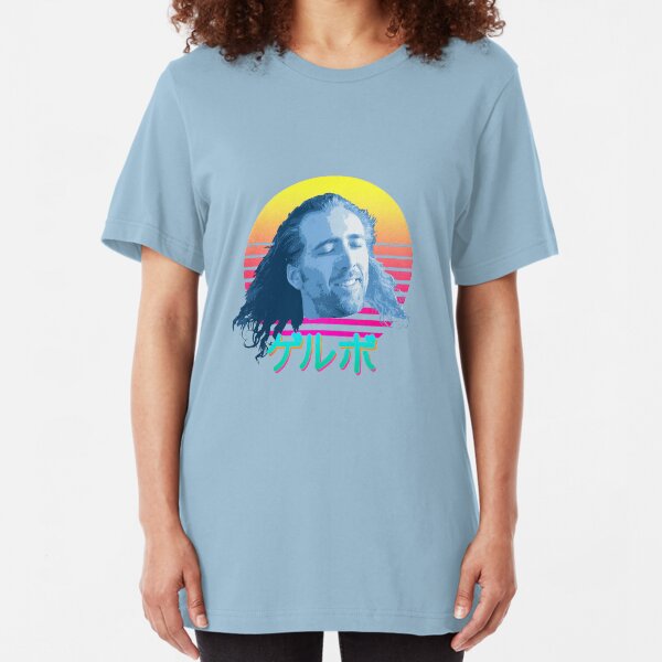 Nicolas Cage ゲルボ! Slim Fit T-Shirt