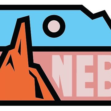 Artwork thumbnail, Nebraska | The Good Sticker by Woox Creative