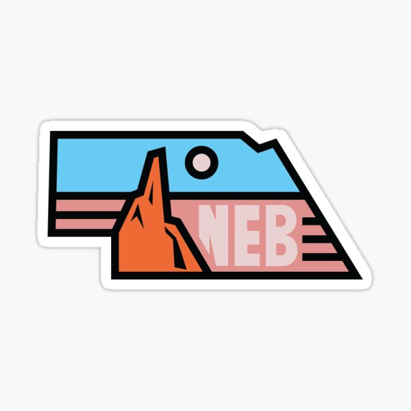Nebraska | The Good Sticker Sticker