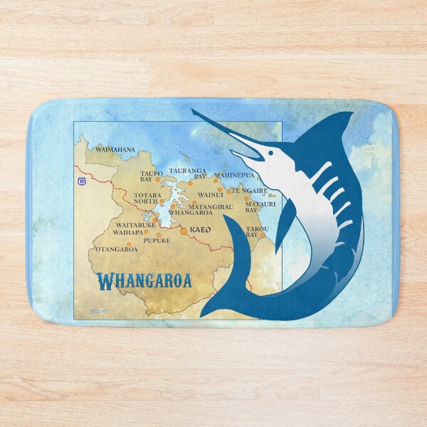 Item preview, Whangaroa Marlin Map designed and sold by Patricia Howitt.