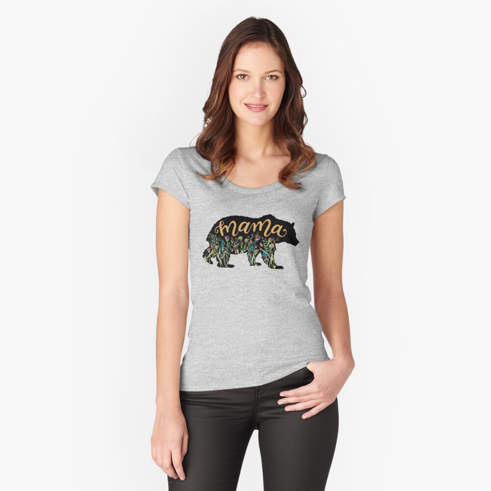 Item preview, Fitted Scoop T-Shirt designed and sold by DoubleBrush.