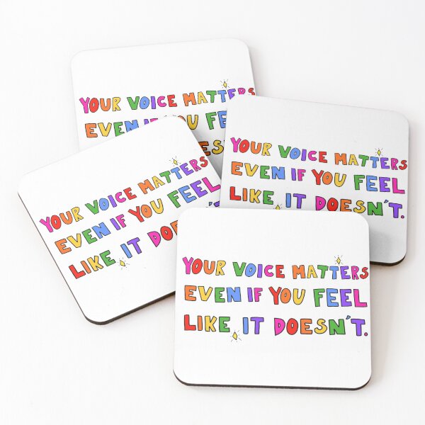 Item preview, Your Voice Matters designed and sold by crystaldraws.