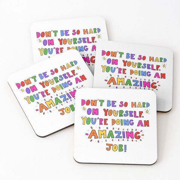 Item preview, Don't Be So Hard On Yourself designed and sold by crystaldraws.