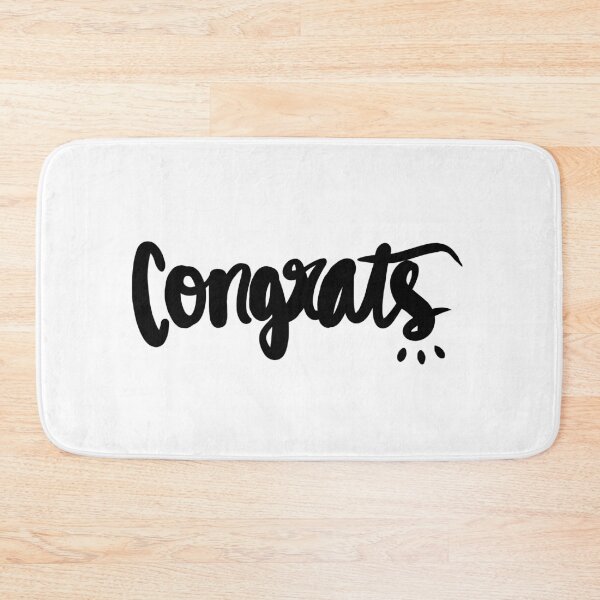 Item preview, Congrats Script designed and sold by Mazie Kate.