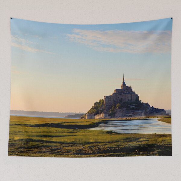 Item preview, Sunrise at Mont St Michel designed and sold by Marylou Badeaux.