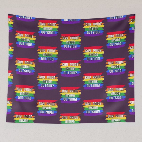 Item preview, GAY PRIDE T-SHIRTS! GAY PRIDE INSIDE OUTSIDE! T-SHIRT designed and sold by BrandNewTeez.