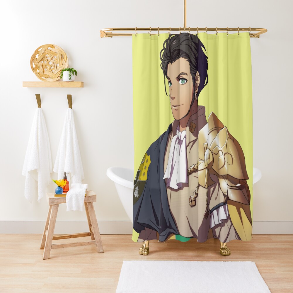 Erwachsener Claude (Timeskip) - Fire Emblem Drei Häuser Duschvorhang