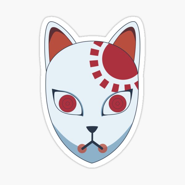 Demon Slayer Tanjiro Mask Sticker