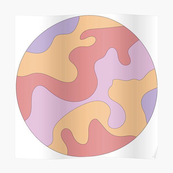 "Coloured marble circles" Poster by RangaDesigns | Redbubble