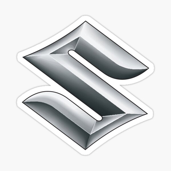 Suzuki Logo Metal S Sticker