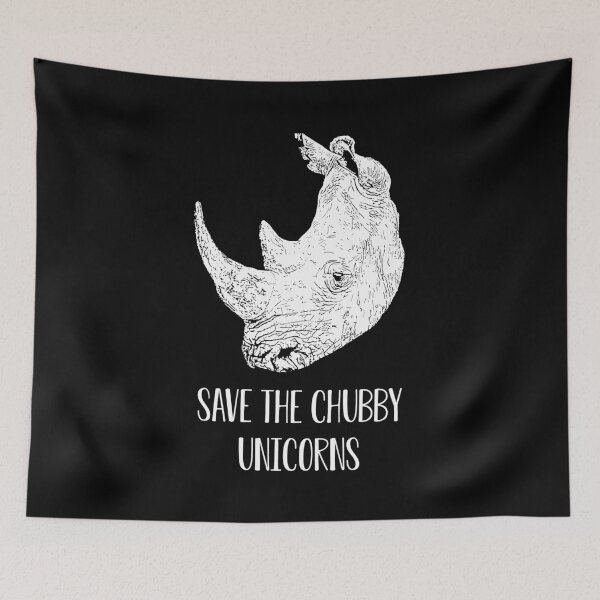 Item preview, Save the Chubby Unicorns designed and sold by Child of the Corn Designs.
