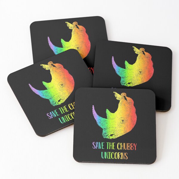 Item preview, Save the Chubby Unicorns designed and sold by Child of the Corn Designs.