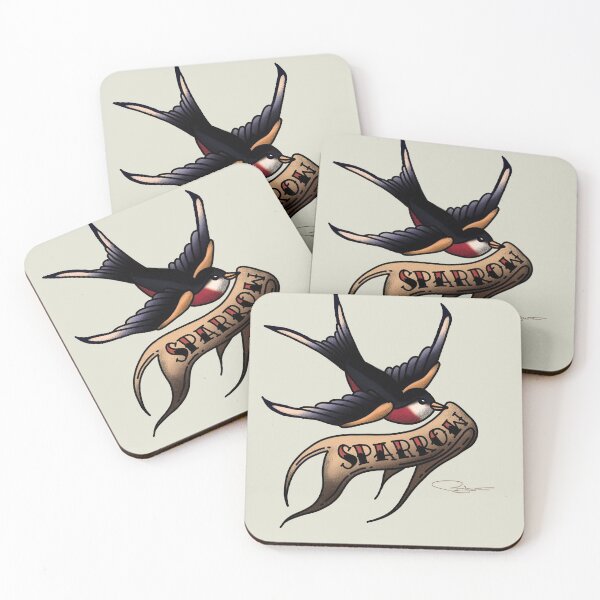 Item preview, Vintage Sparrow Tattoo Art designed and sold by Paul McDonald.