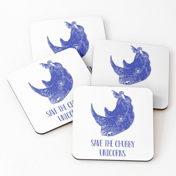 Item preview, Save the Chubby Unicorns designed and sold by Child of the Corn Designs.