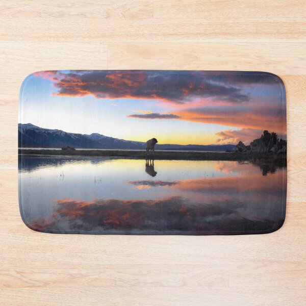 Item preview, Mountain Pug Reflects at Sunset designed and sold by pugventurephoto.