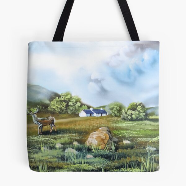 Item preview, Blackrock cottage Scottish Highlands painting  designed and sold by GORDON BRUCE ART.