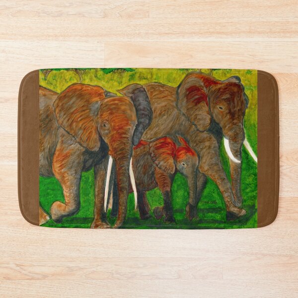 Item preview, Elephant Family Stroll designed and sold by Marcella Chapman.