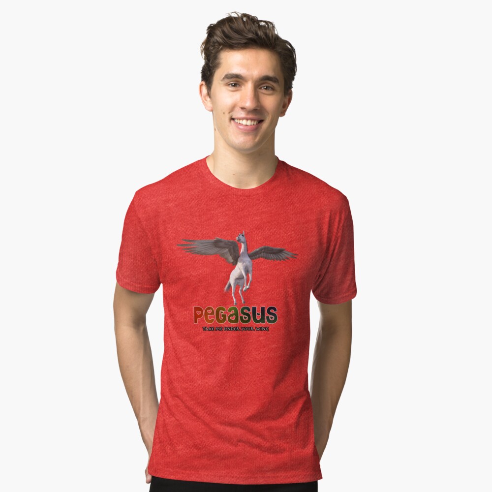 Pegasus - Take me under your wing Tri-blend T-Shirt