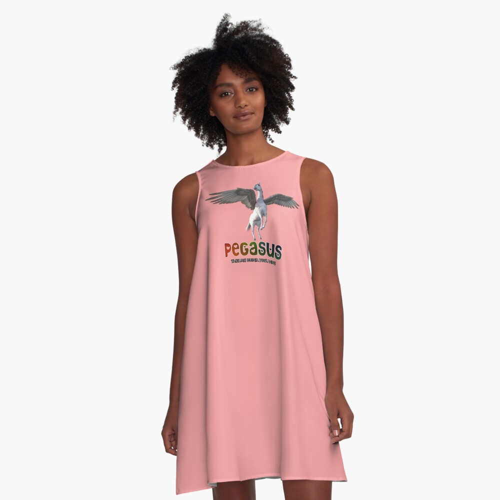 Pegasus - Take me under your wing A-Line Dress