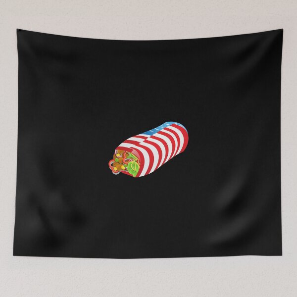 Item preview, Patriotic Burrito - USA American Flag Mexican Food designed and sold by PrintPress.
