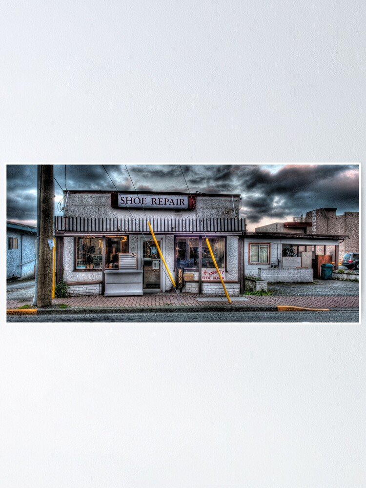 Alternate view of History Preserved: Shoe Repair, Sidney, BC Poster