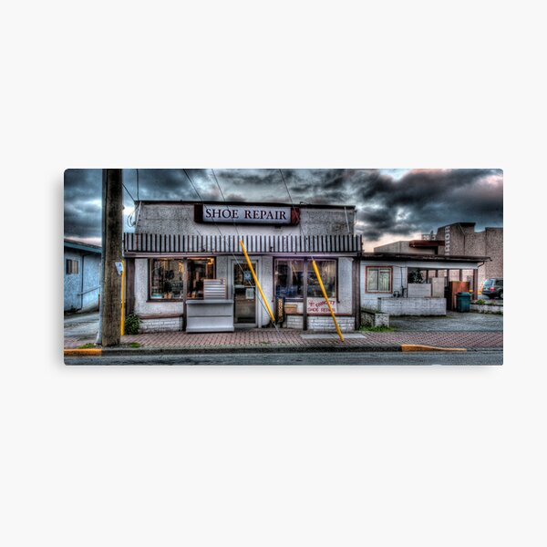 History Preserved: Shoe Repair, Sidney, BC Canvas Print