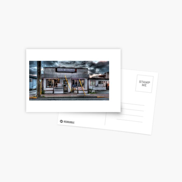 History Preserved: Shoe Repair, Sidney, BC Postcard