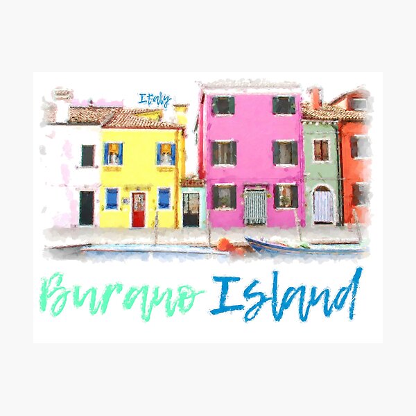 Burano, Italy Photographic Print