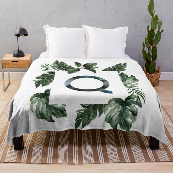 Item preview, Botanical Alphabet Q designed and sold by Natalie Hancock.