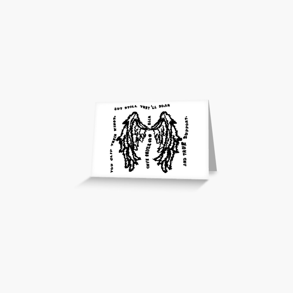 But Still They'll Soar Greeting Card