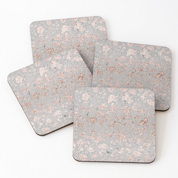 Item preview, Rose glitter Terrazzo designed and sold by peggieprints.