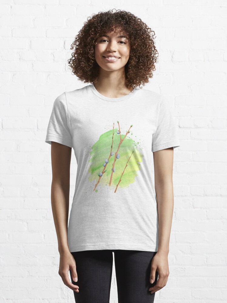 Alternative Ansicht von Weidenkätzchen Essential T-Shirt