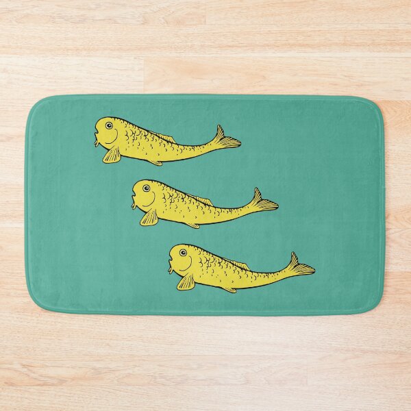Item preview, Yellow Fish Pattern designed and sold by Olooriel.