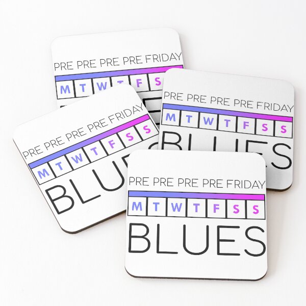 Item preview, Monday Blues Black designed and sold by felixbunny.