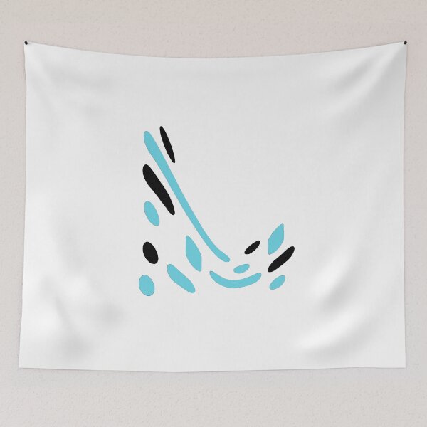 Item preview, blue and black abstract design designed and sold by qlobba.