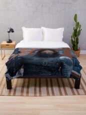 Hot Winter Soldier Throw Blanket