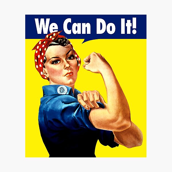 Rosie the Riveter Photographic Print