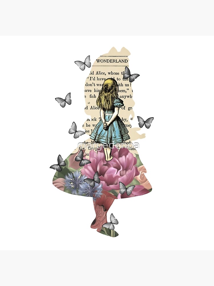 Vintage Alice in Wonderland Fairytale Storybook Pink Wrapping