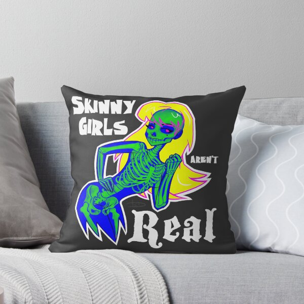 Neon S Throw Pillow